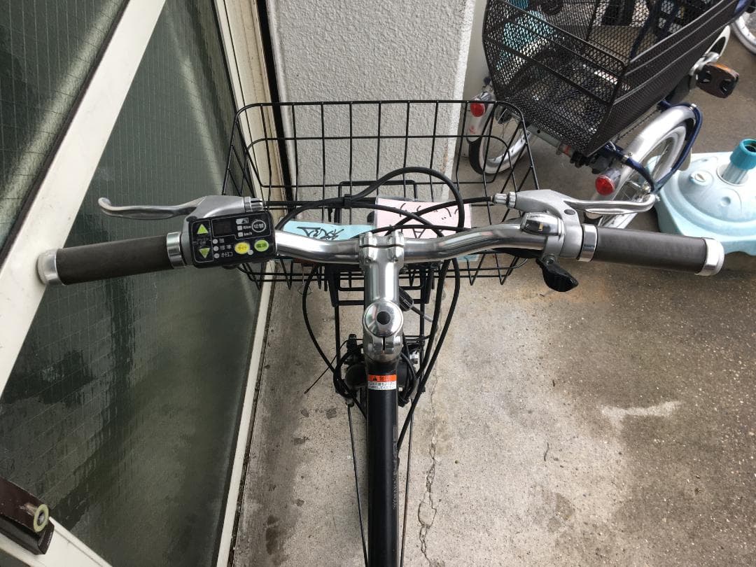 地域限定送料無料　パス　ヴィエンタ　内装5段変速　黒　神戸市　電動自転車