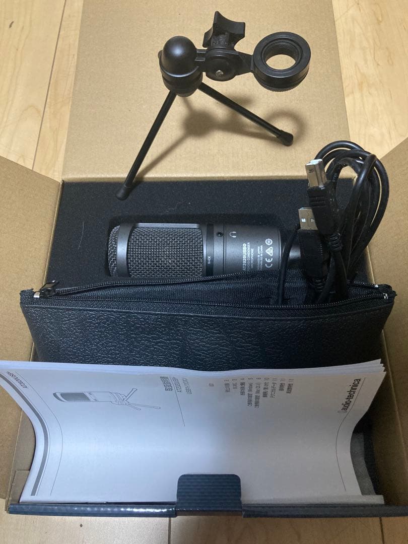 配信機器・PA機器・レコーディング機器 audio-technica AT2020USB+