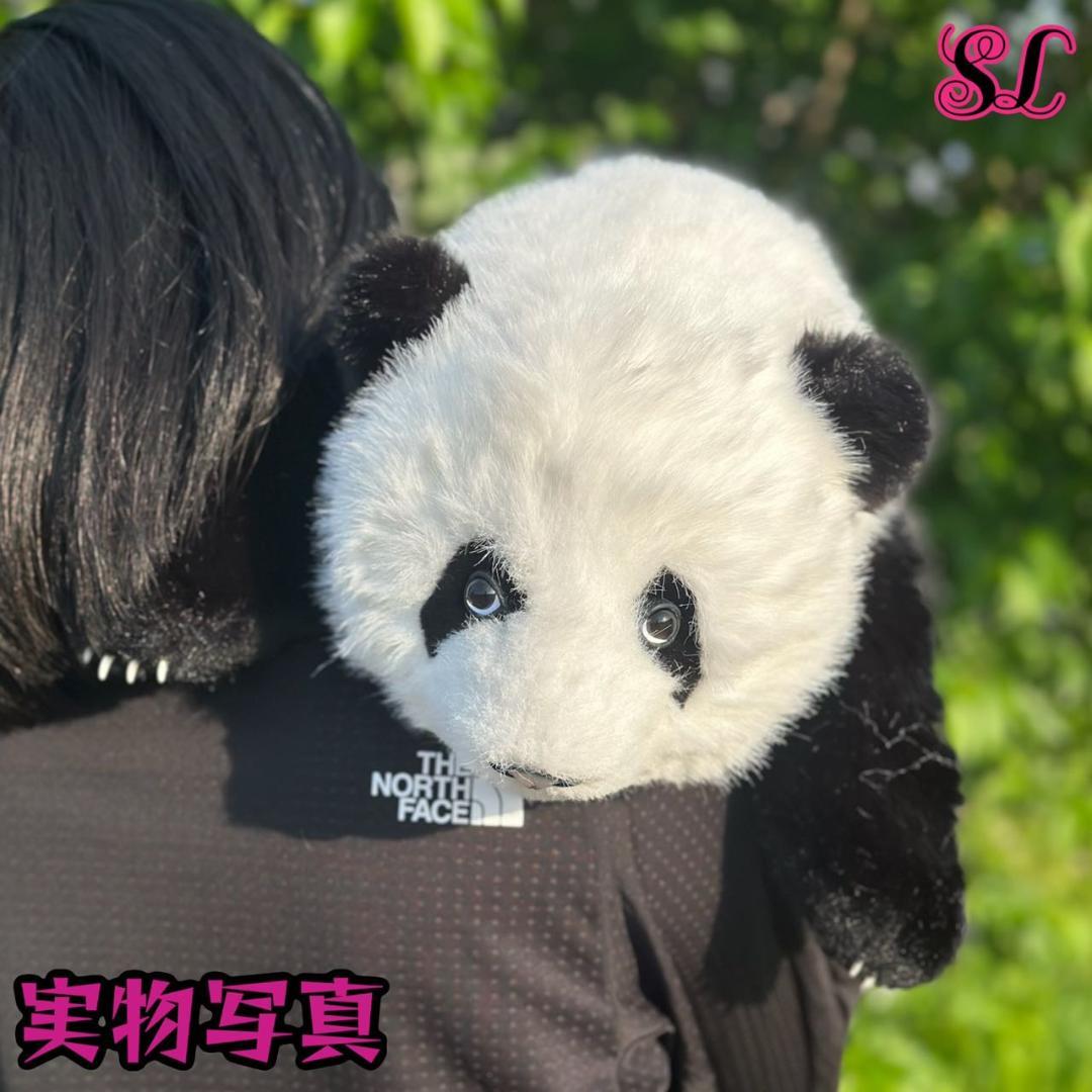 リアルで癒される！5ヶ月齢パンダ ぬいぐるみ登場 ファファ まるで本物！