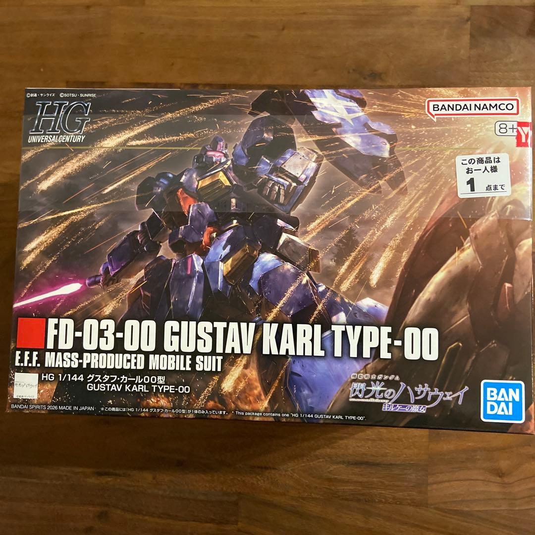 ガンプラ　HG シャリア専用リック・ドム(GQ) HG グスタフ・カールOO型