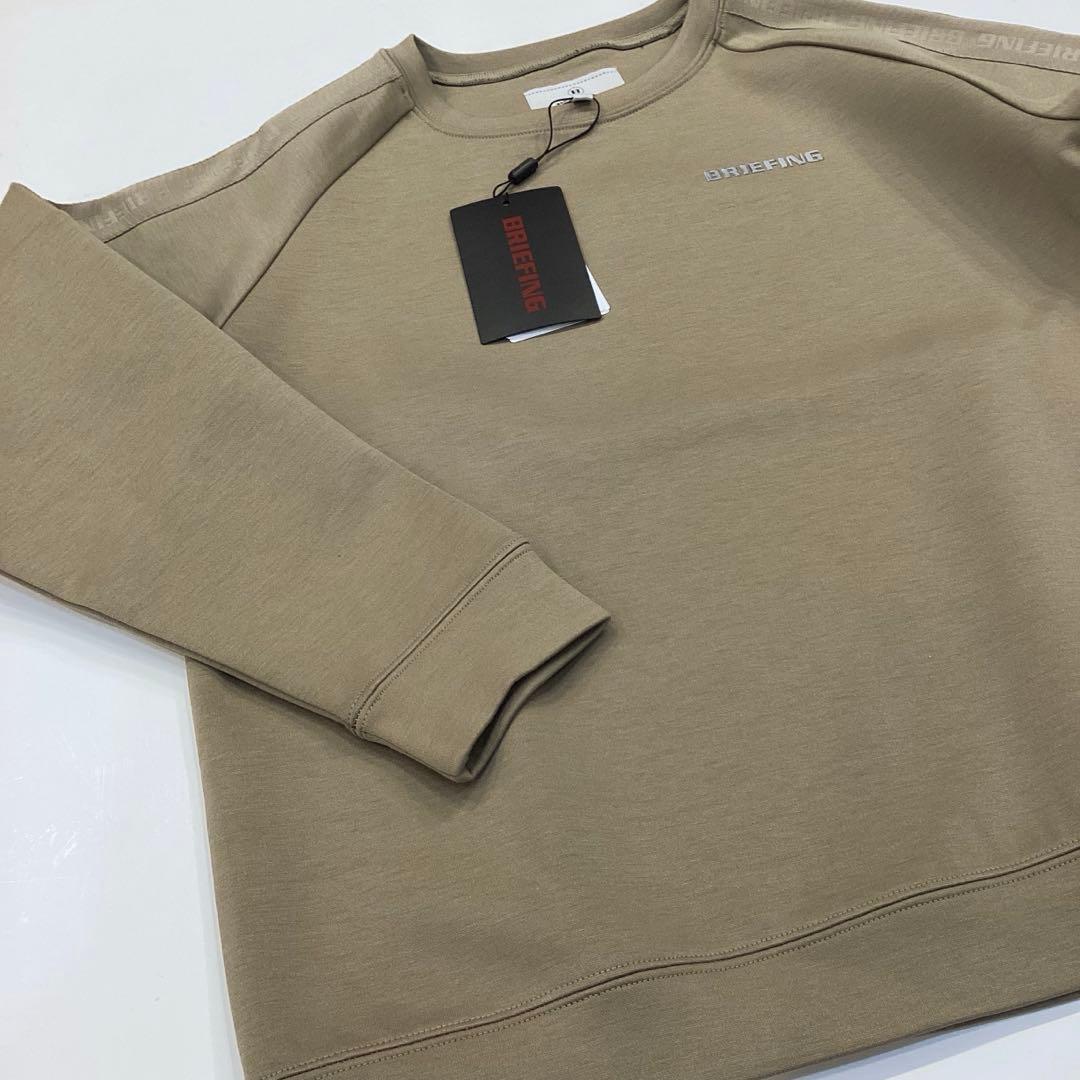 BRIEFING 新品　WS WARM LOGO LINE CREWNECK M