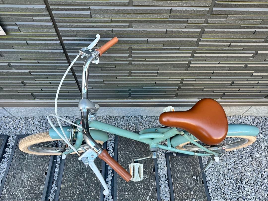 little tokyobike ブルージェイド 前カゴ&補助輪付き