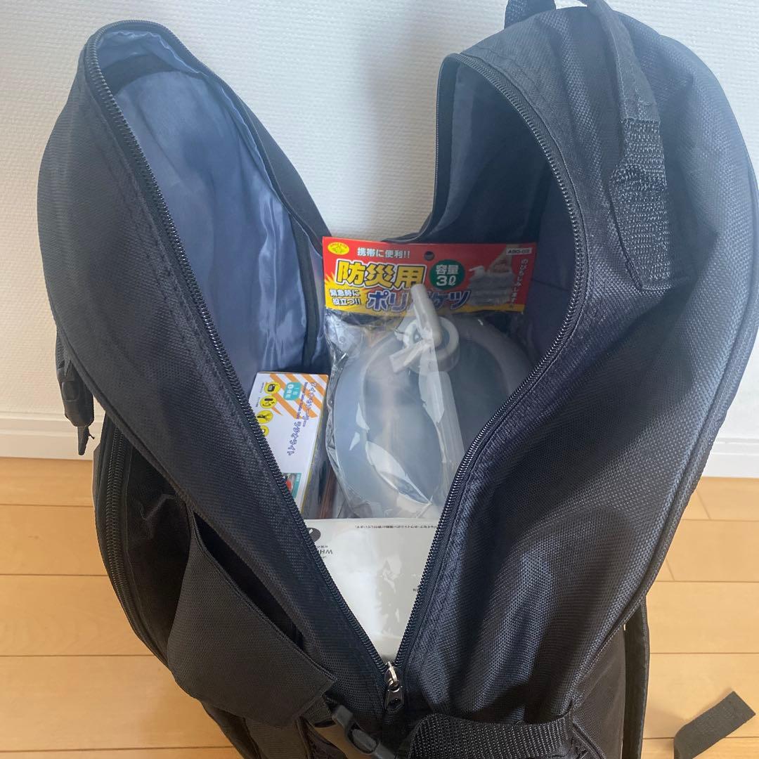 防災リュック　避難生活用品　防災セット　防災グッズ　避難セット　地震対策　備蓄