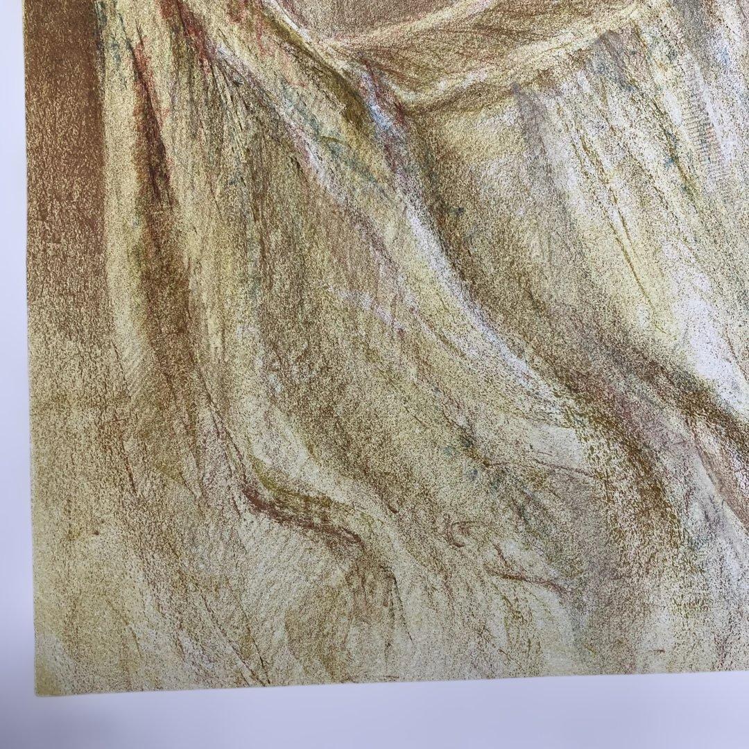 34111010 リトグラフ 版画　外国作家サインあり「髪を結う女性」