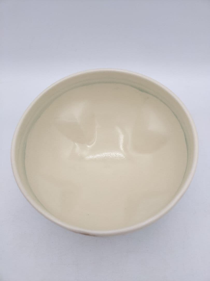 b993【新品・未使用】茶碗 聖夜 クルス文 今岡三四郎 木箱 茶道具