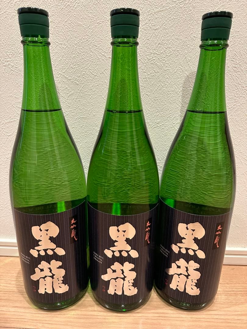 黒龍 大吟醸　一升瓶3本セット