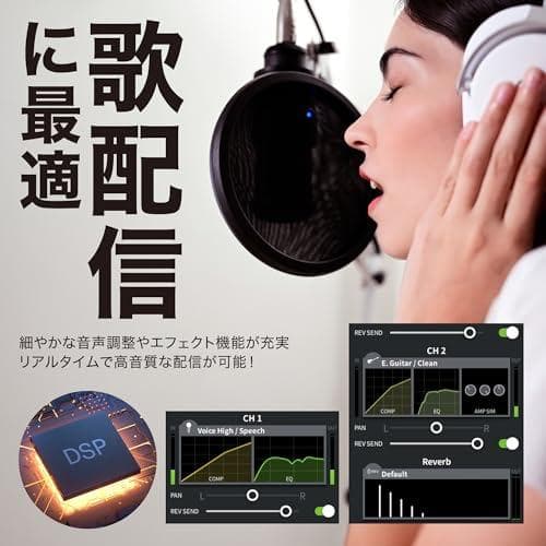 ヤマハ(YAMAHA) ライブストリーミングミキサー 3チャンネル ホワイト m