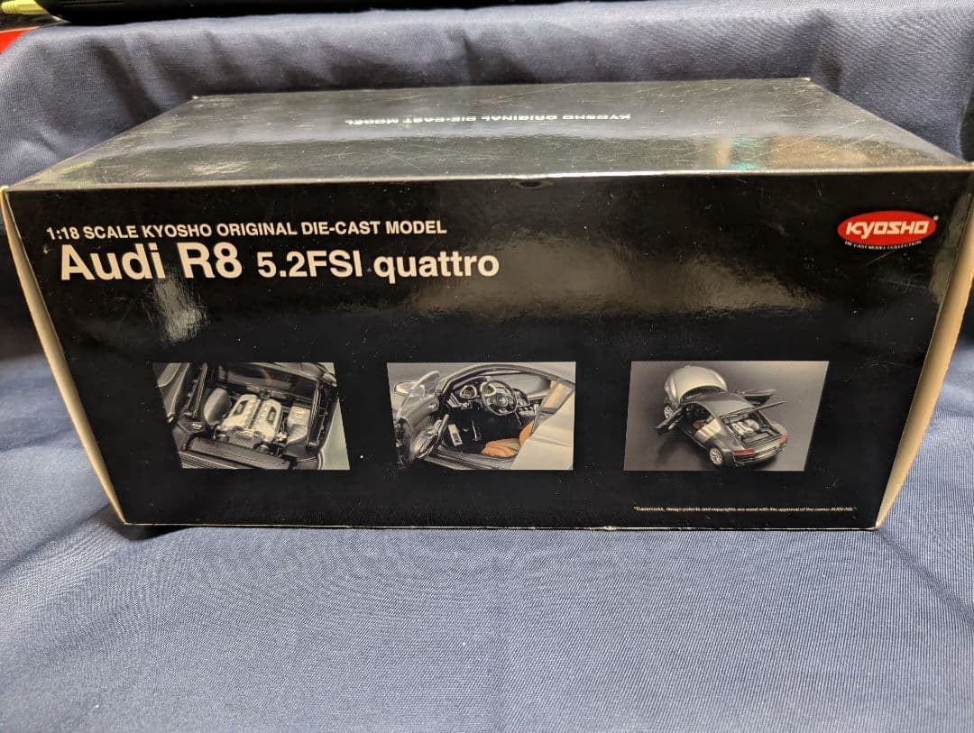 京商　1/18 Audi R8 5.2 FSI quattro 難有り