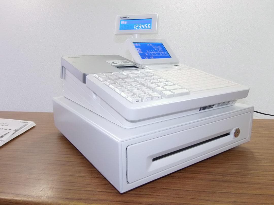 CASIO SR-C550-4S ホワイト レジスター25424