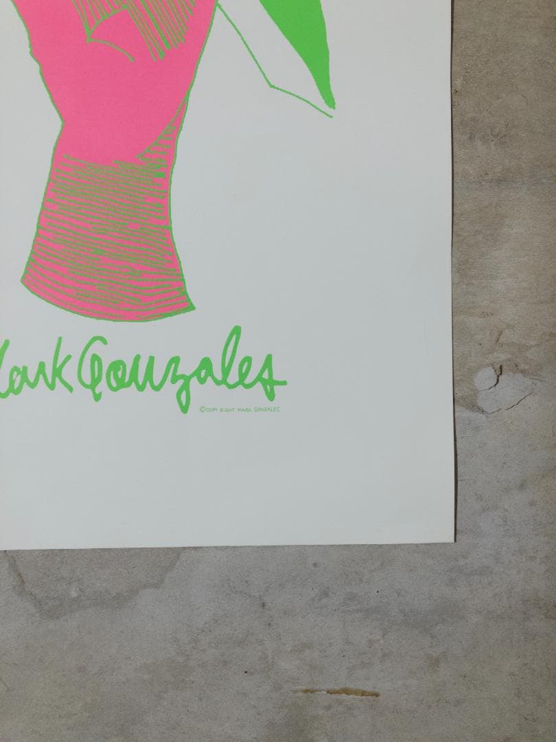 MARK GONZALES シルクスクリーン ポスター 限定5枚 大判