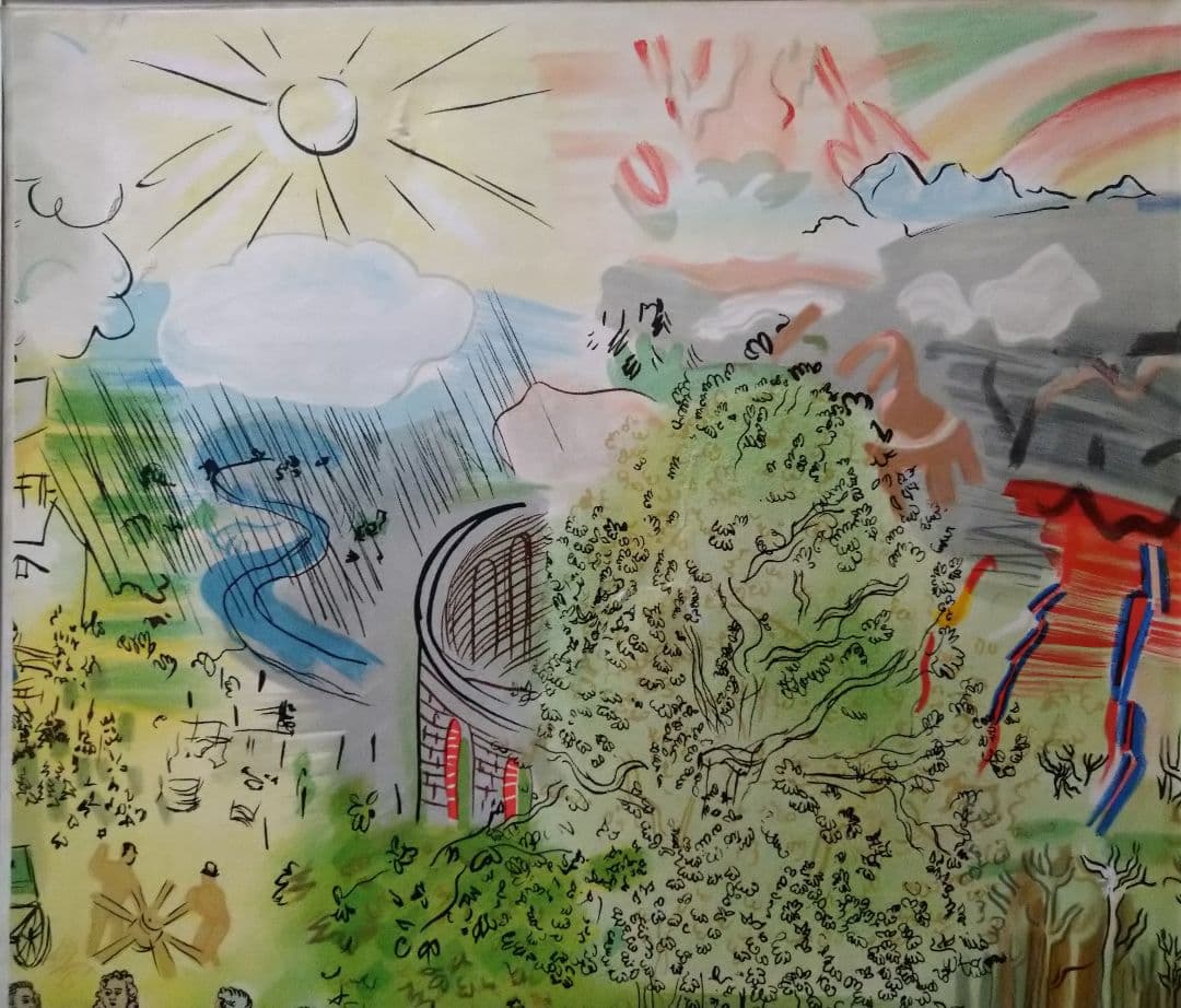 Ｚzラウル・デュフィのリトグラフ