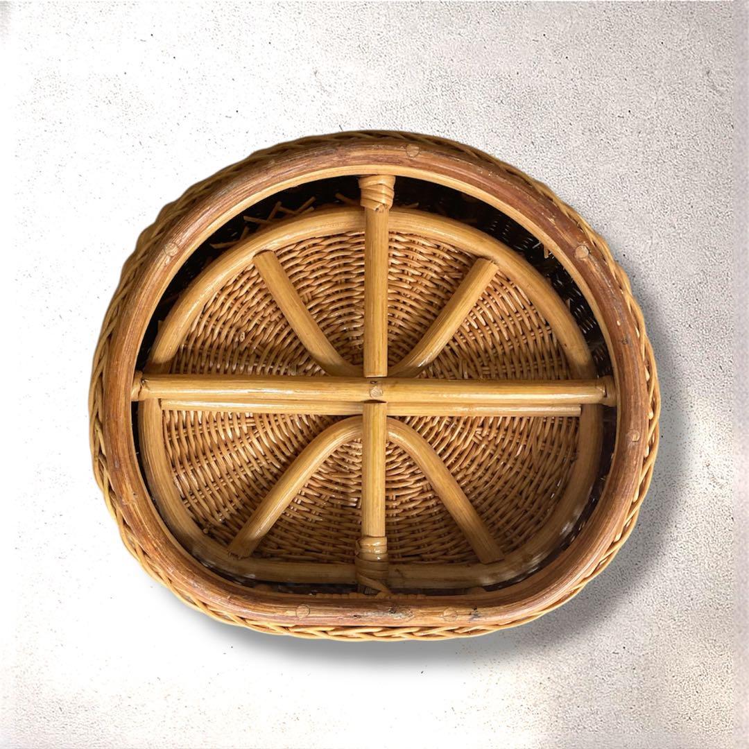 【美品】ラタン製　ペットハウス