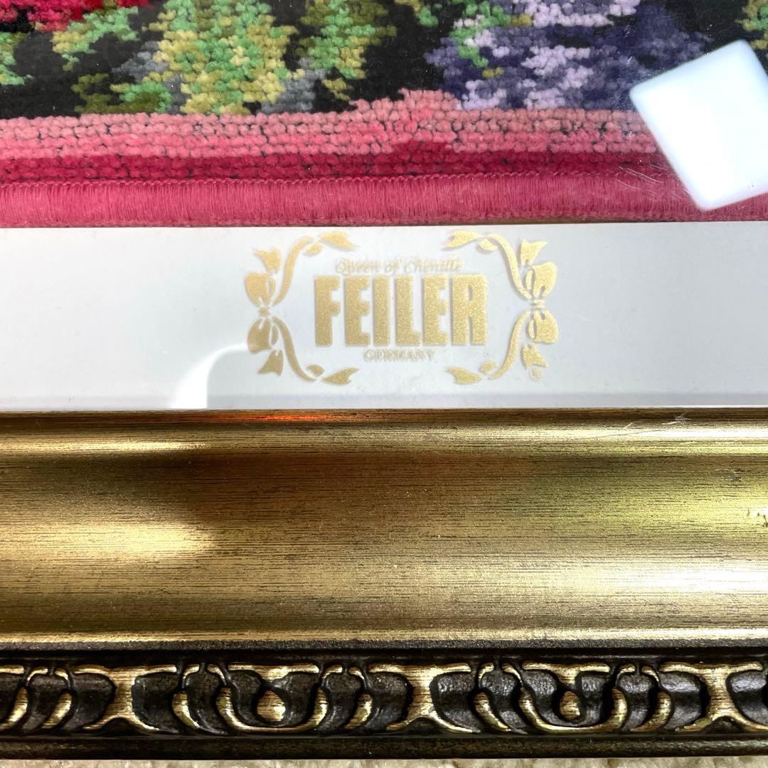 FEILER フェイラー 額縁 ハンカチ ゴールドフレーム