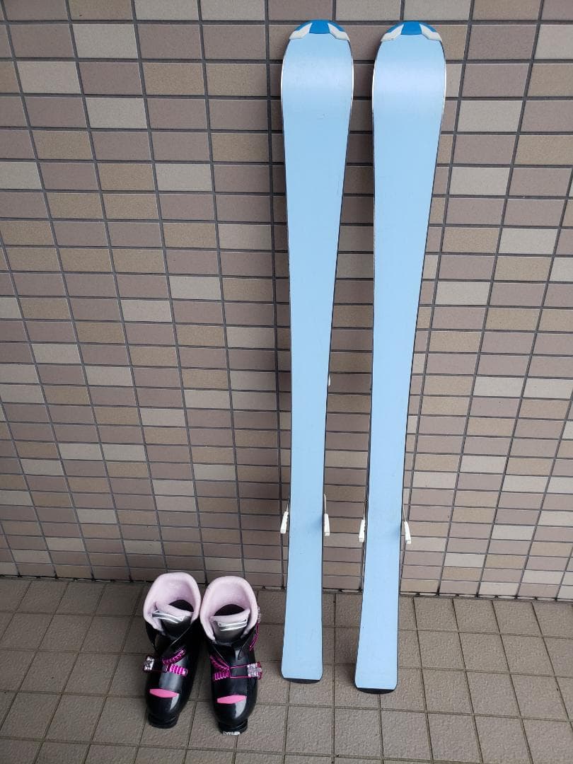 ケータ スキーセット ピュアコンシャス スキー板130cm ブーツ22cm