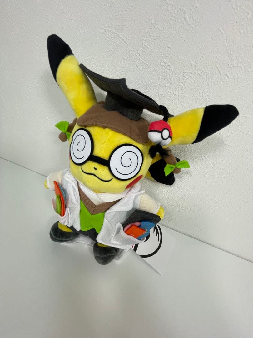 ★タグあり　ドクターピカチュウ　ぬいぐるみ　きせかえピカチュウ　ポケモン