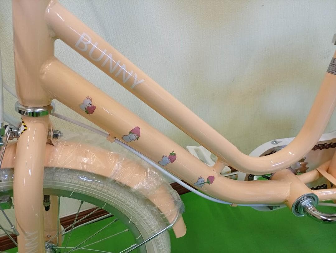 【炎】子供用自転車 BUNNYデザイン 18インチ PINKに変更