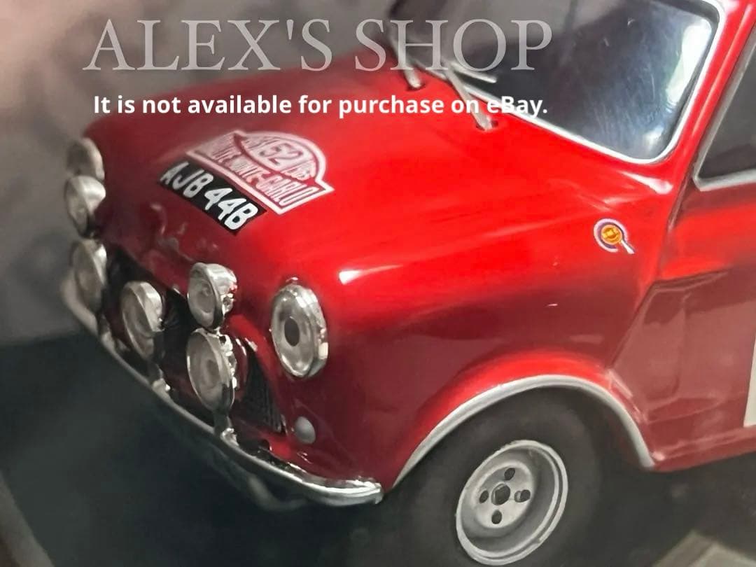 絶版希少i xo 1/43 MINI クーパーSモンテカルロラリー優勝 1965