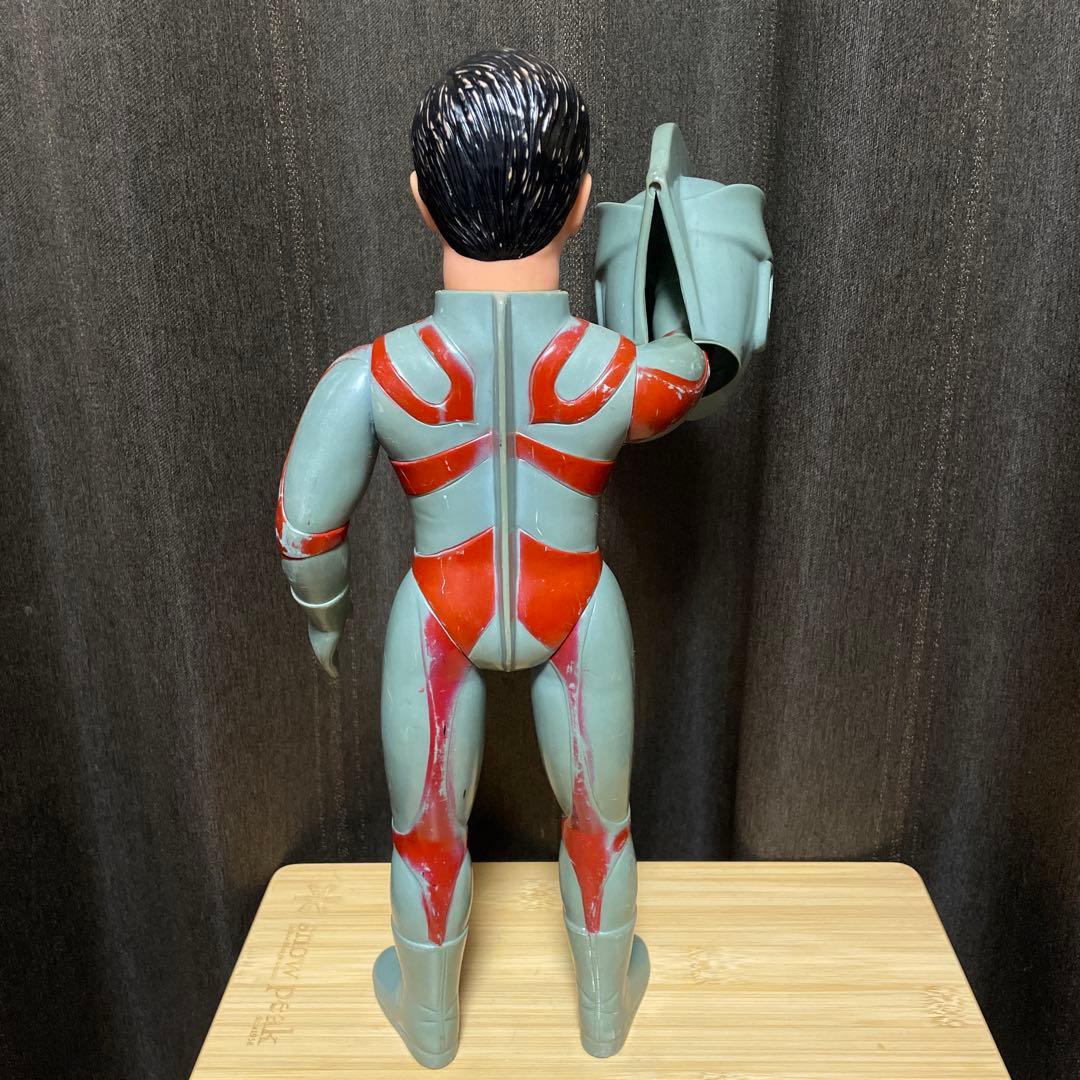 ブルマァク　面取れジャイアントサイズ　ウルトラマンエース　当時物　ソフビ