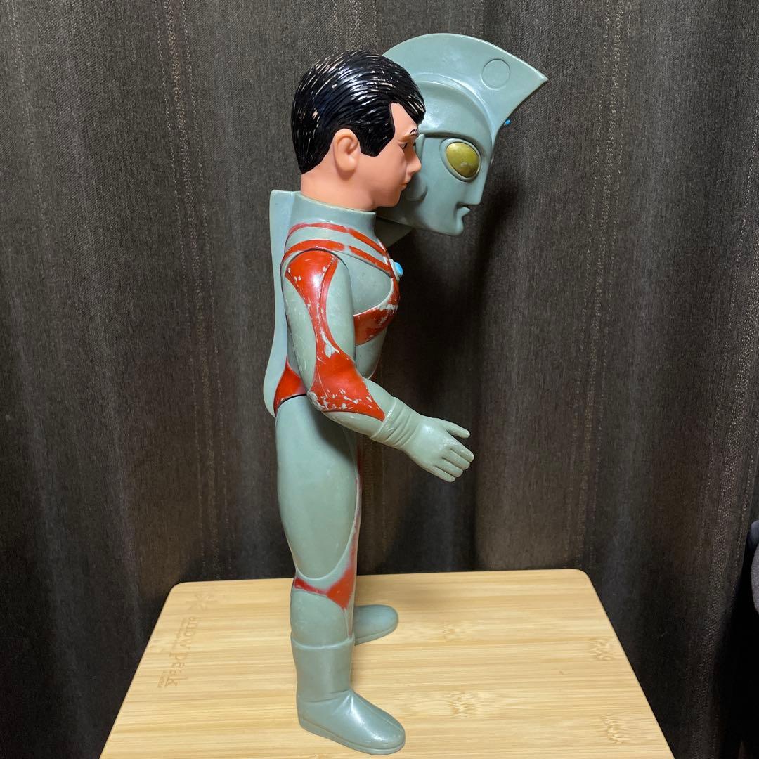 ブルマァク　面取れジャイアントサイズ　ウルトラマンエース　当時物　ソフビ