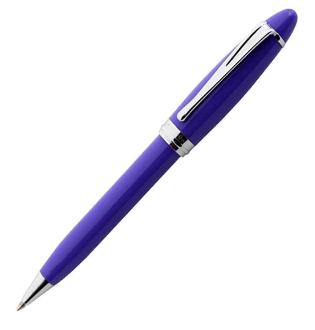 【美品】アウロラ ボールペン 紫色 B31-CVI 替芯付き