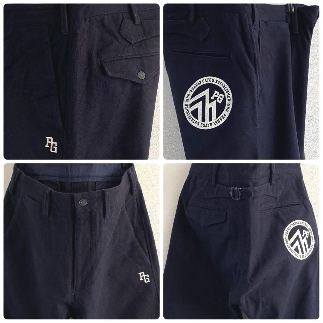 パーリーゲイツ PEARLY GATES ウール パンツ シンチバック XL 6