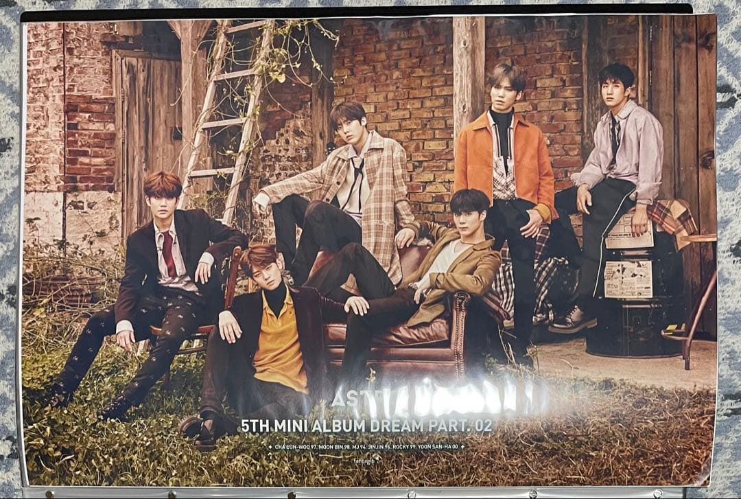ASTRO 5th mini album ポスター ムンビン2枚 全員1枚