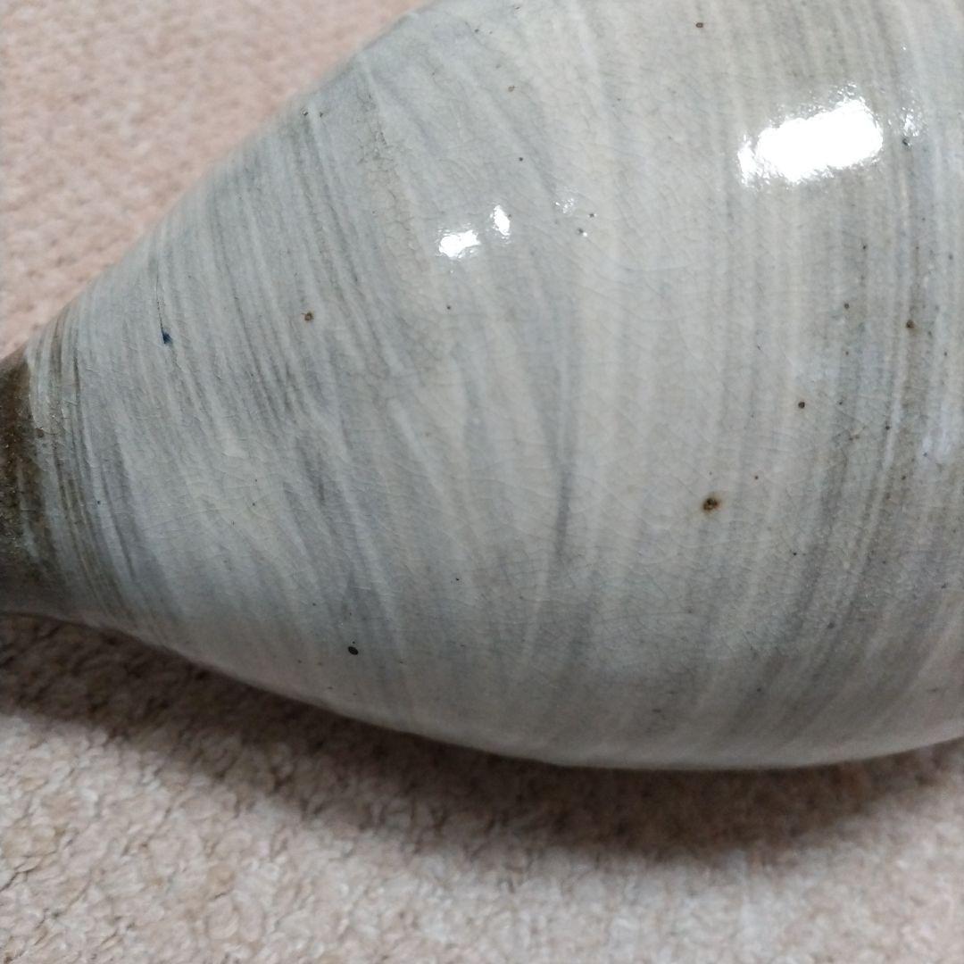 骨董品　唐津　刷毛目松紋瓶