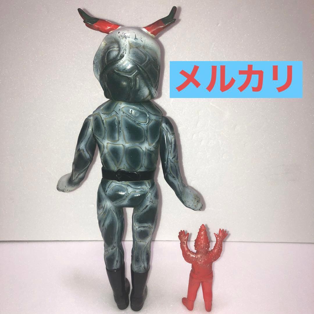 旧バンダイ　仮面ライダー怪人ソフビ　2点セット　キングソフビ　トリカブト他