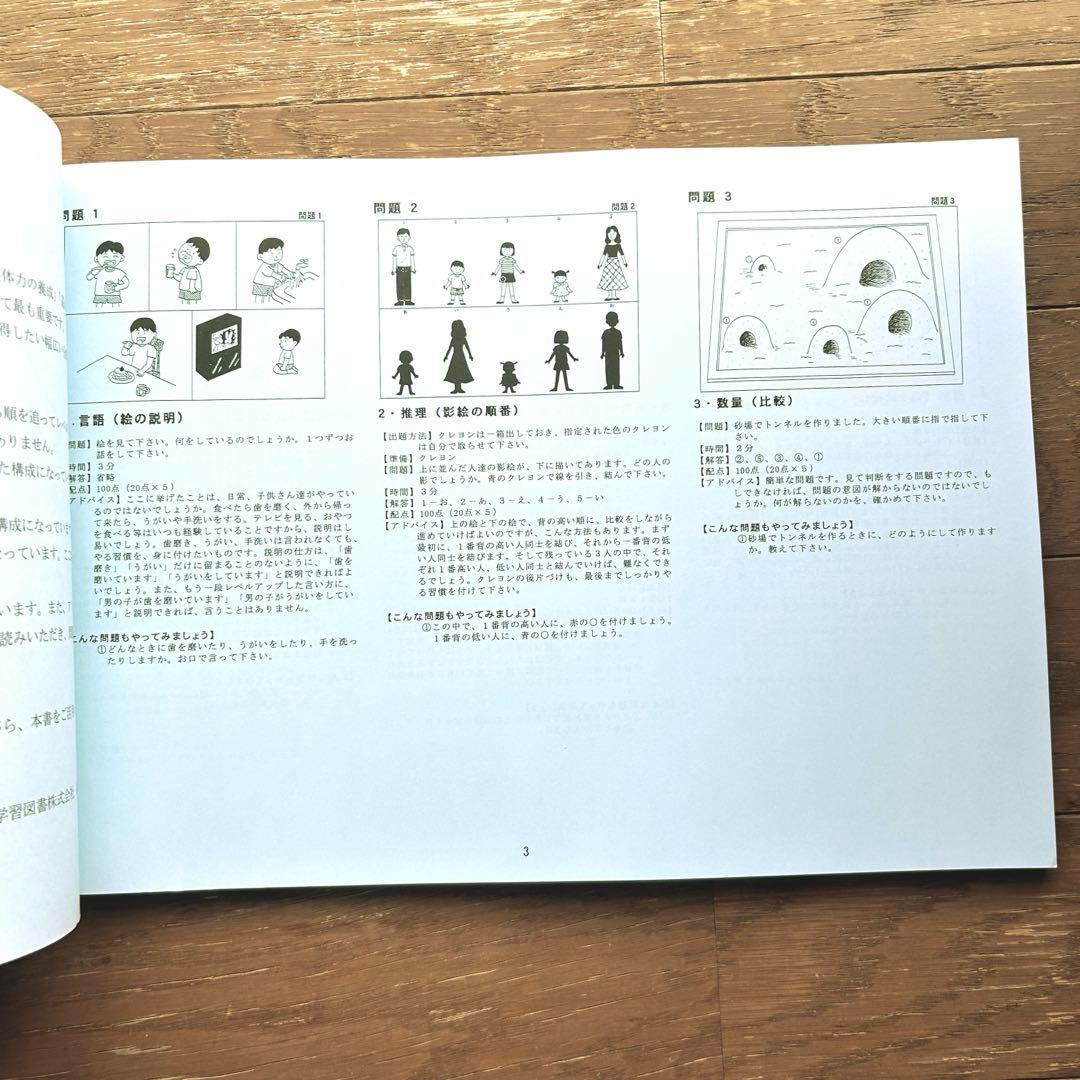 有名幼稚園入園問題集ステップアップ 各問題に付録学習問題付き レベル1.2.3
