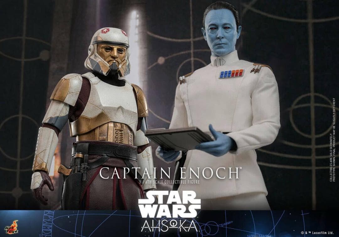 ホットトイズ 1/6 スター・ウォーズ アソーカ イノック隊長 TMS120