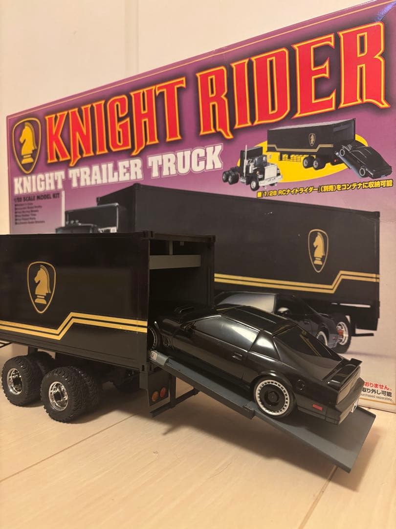 ナイトライダー✨①財団トレーラー完成品✨②ナイト2000 KITT セット✨