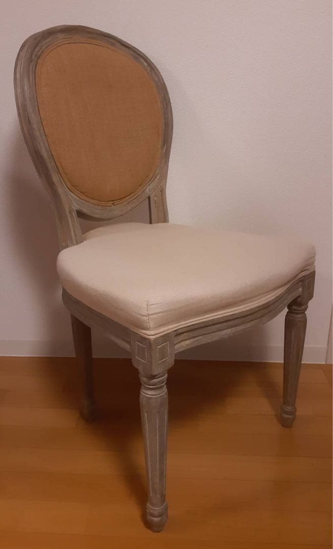 【匿名配送】ルイ16世様式アームレスチェア★Louis XVI style①