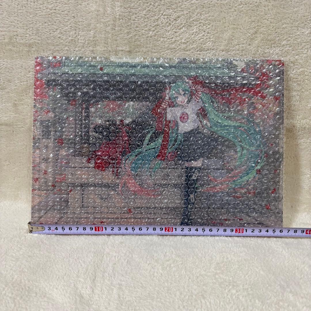 【希少】初音ミク 日本 京都 北野天満宮 アクリルパネル B4 撫牛像 受注品