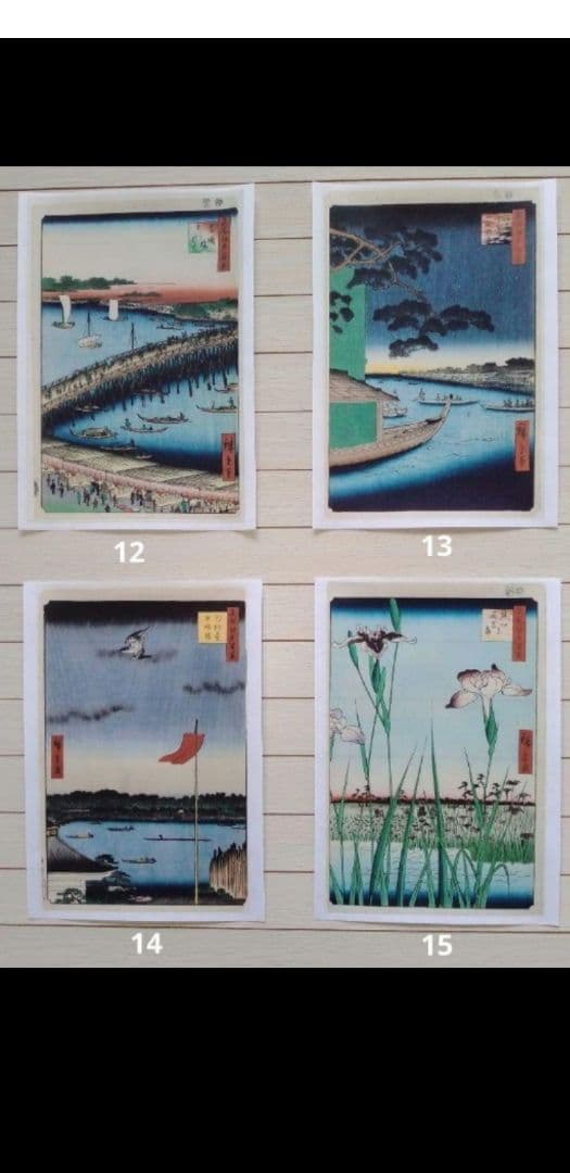 【特価!!】歌川広重「名所江戸百景」夏の部　全31点　浮世絵版画・越前和紙複製