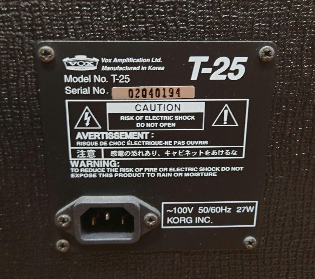 ■■VOX　T-25　ベース用アンプ