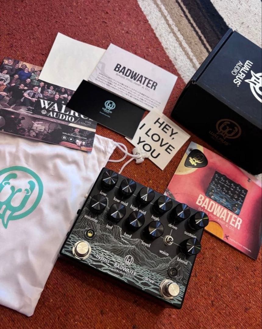 WALRUS AUDIO BADWATER ベースプリアンプ