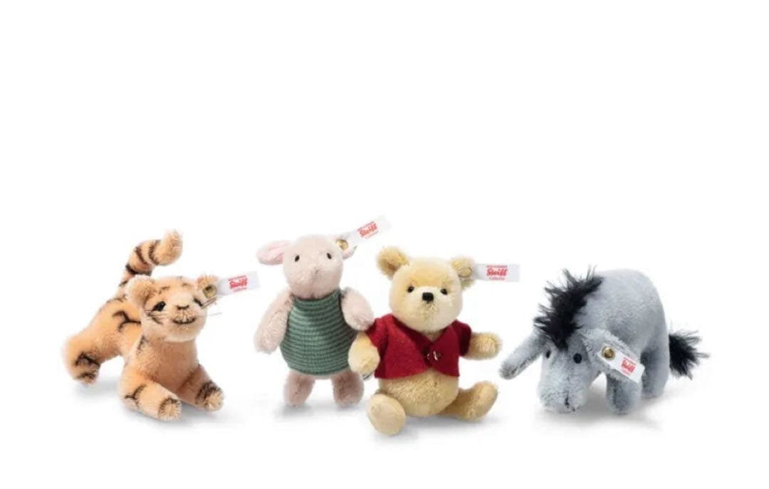 Steiff くまのプーさん95周年ミニチュアセット