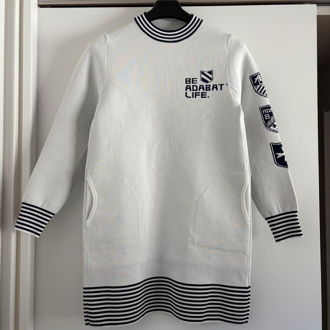 【新品タグ付き】adabat アダバット ワンピース 36(S) ゴルフウェア
