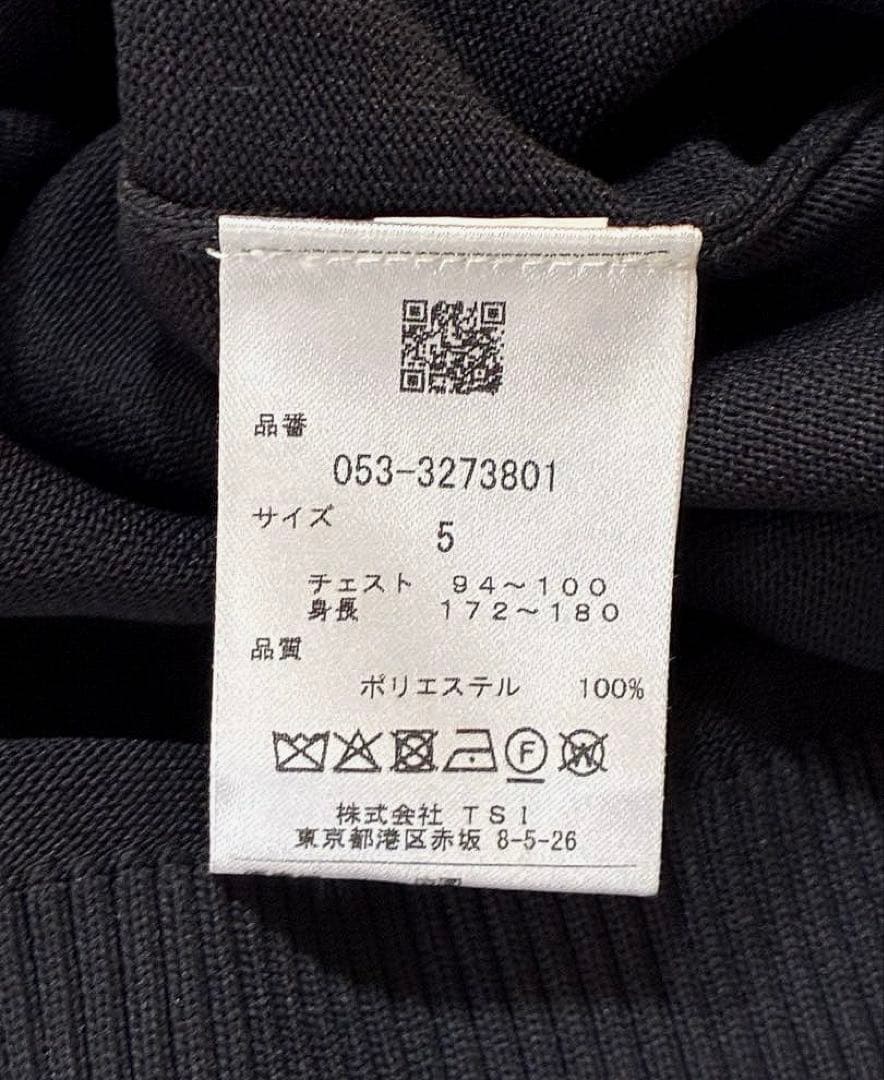 パーリーゲイツ 光栓50ポリエステルニットベスト（BLACK／5）
