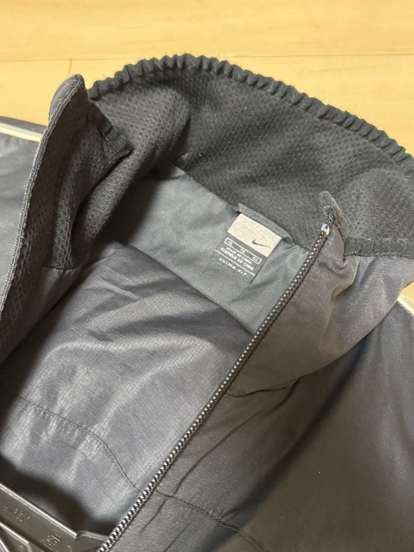 00s nike ナイキ ナイロン セットアップ 黒　美品