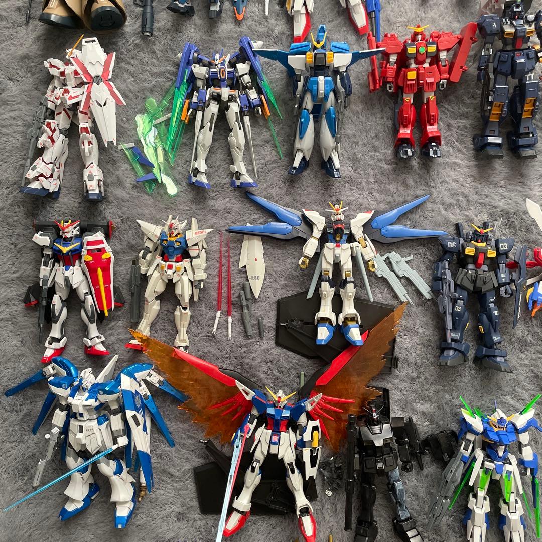 MG RG HG SD ガンプラ他まとめ売り 約50体