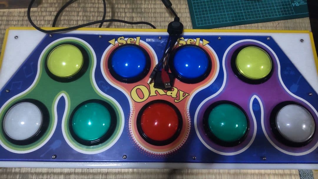 ポップンミュージック DAO ASC コントローラー 静音化 バネ音低減 新基板