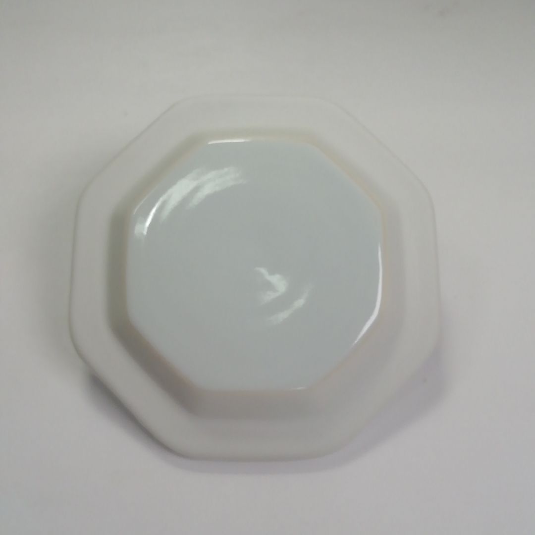 Ｓ４０３　皆具　『ぶどう棚　染付　皆具』『鈴木康月造』　共箱　茶道具
