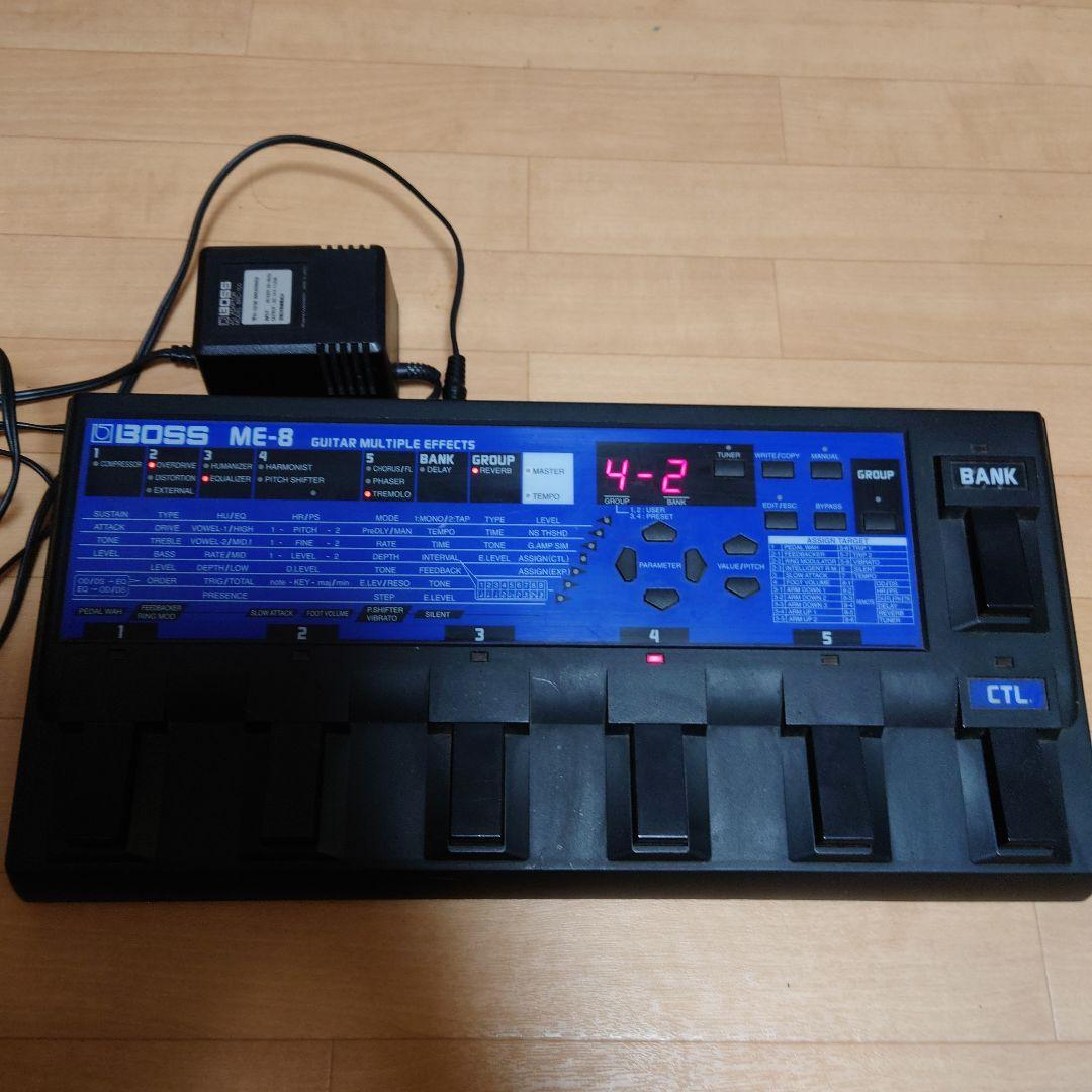 BOSS ME-8 マルチエフェクター 専用ACアダプター付属