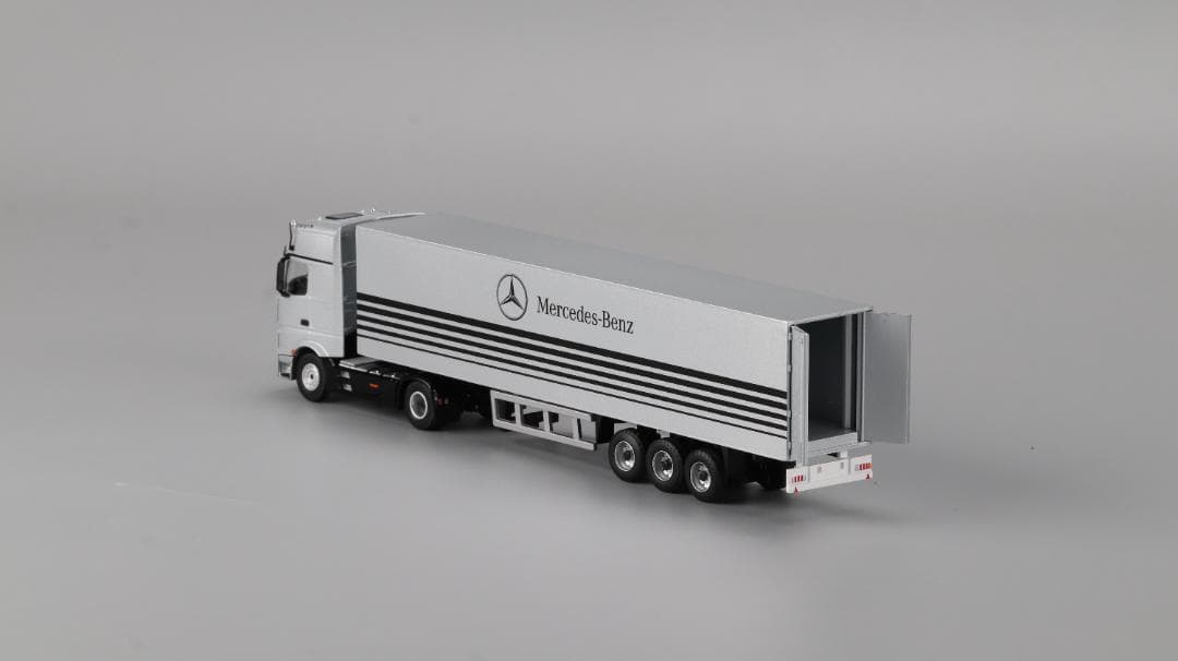 メルセデスベンツ- シルバーのクラシックモデル 模型 #玩具＃＃ギフト＃