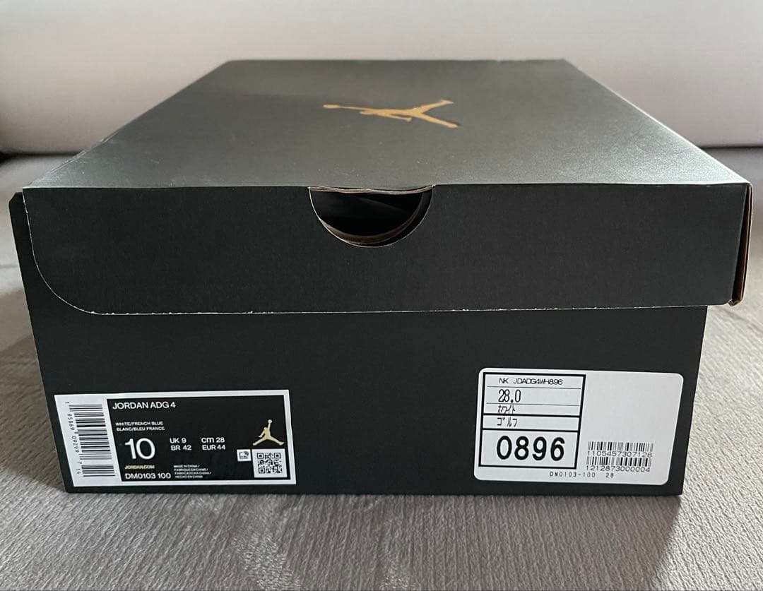 【NIKEナイキ】JORDAN ADG4 ゴルフシューズ 28cm ホワイト