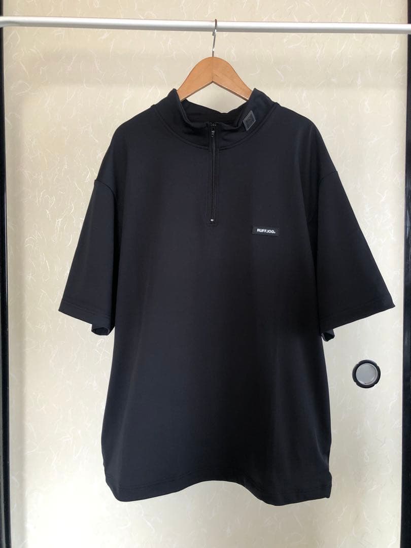 RUFFLOG HALF ZIP MOCK NECK SHIRT サイズS
