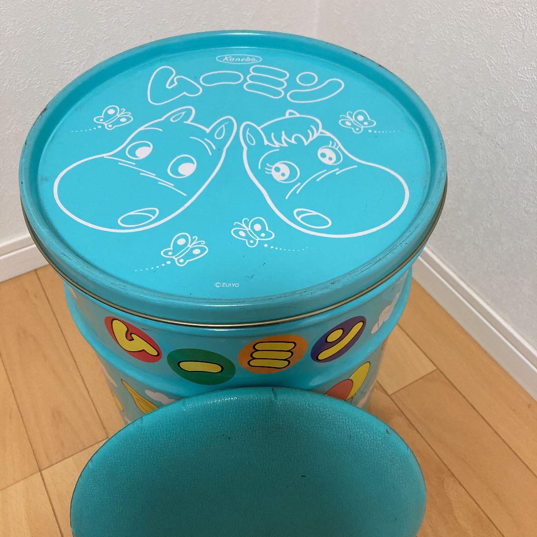 レア　カネボウ　お菓子缶　ムーミン　昭和レトロ