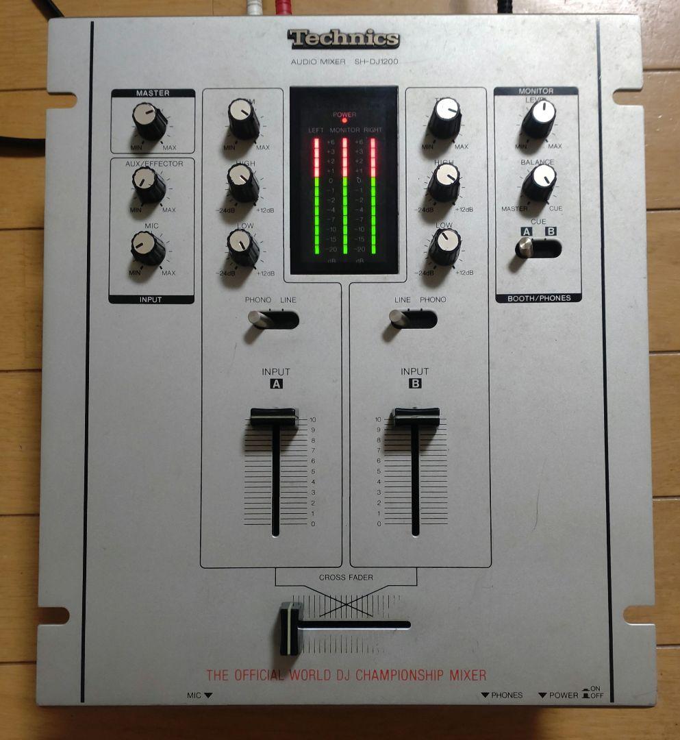 Technics SH-DJ1200 動作確済み　クロスCHフェーダー未使用交換