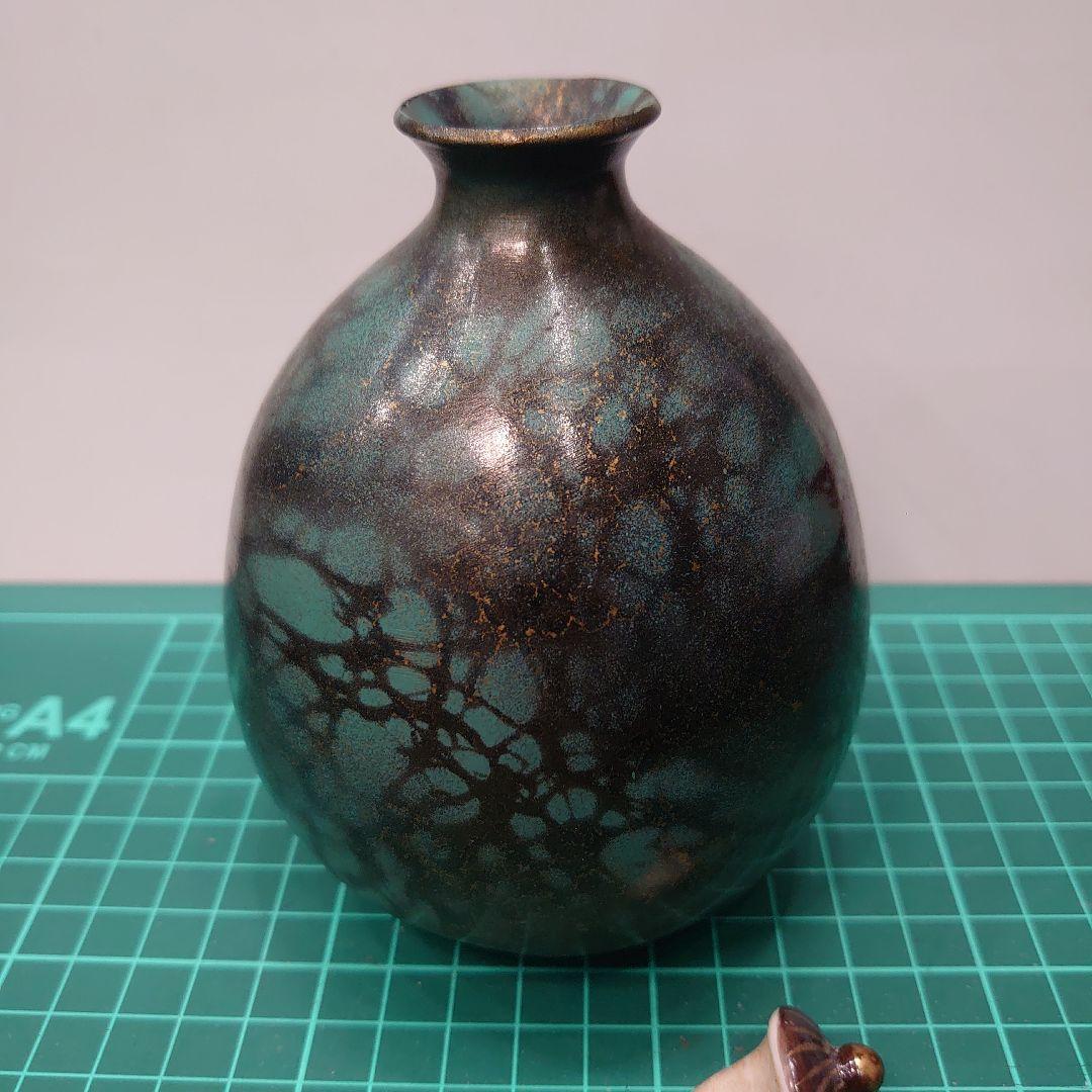 激安出品★アンティーク飾りツボ★中国骨董？古いモノと思います❗